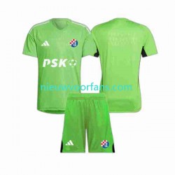 Dinamo Zagreb Kind Shirt met Bedrukking Doelman Thuis 2023-2024 Korte Mouw