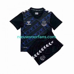 Everton Kind Shirt met Bedrukking Doelman Uit 2023-2024 Korte Mouw