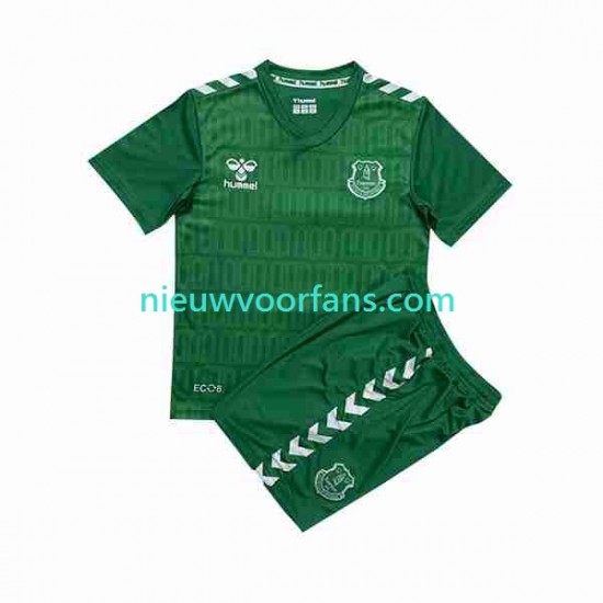 Everton Kind Shirt met Bedrukking Doelman Thuis 2023-2024 Korte Mouw