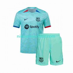 FC Barcelona Kind Shirt met Bedrukking Derde 2023-2024 Korte Mouw