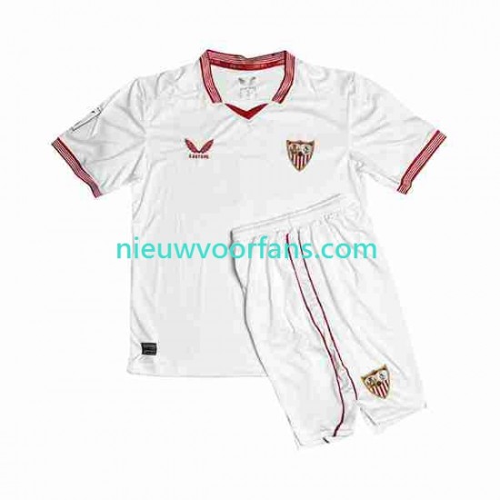 Sevilla FC Kind Shirt met Bedrukking Sergio Ramos 4 Thuis 2023-2024 Korte Mouw
