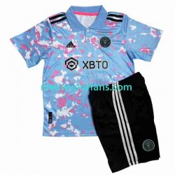 Kind Shirt met Bedrukking Inte Miami Lionel Messi 10 Derde 2023-2024 Korte Mouw