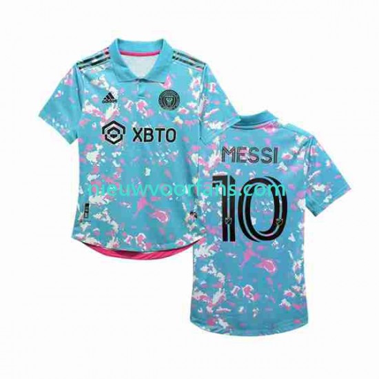 Heren Shirt met Bedrukking Inte Miami Lionel Messi 10 Derde 2023-2024 Korte Mouw