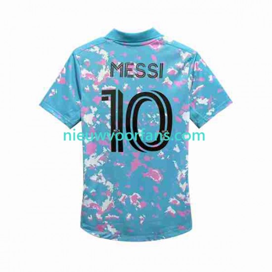 Heren Shirt met Bedrukking Inte Miami Lionel Messi 10 Derde 2023-2024 Korte Mouw