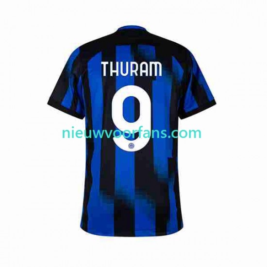 Inter Milan Heren Shirt met Bedrukking Marcus Thuram 9 Thuis 2023-2024 Korte Mouw