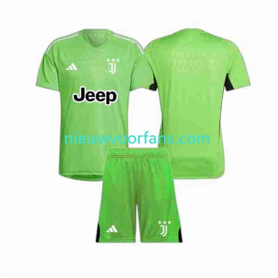 Juventus Kind Shirt met Bedrukking Doelman Derde 2023-2024 Korte Mouw