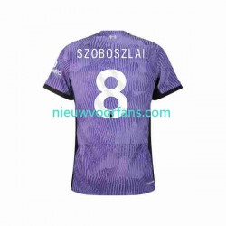 Liverpool Heren Shirt met Bedrukking Dominik Szoboszlai 8 Derde 2023-2024 Korte Mouw