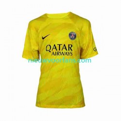 Paris Saint-Germain Heren Shirt met Bedrukking Doelman Derde 2023-2024 Korte Mouw