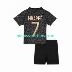 Paris Saint-Germain Kind Shirt met Bedrukking Mbappé Kylian 7 Derde 2023-2024 Korte Mouw