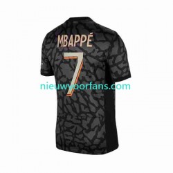Paris Saint-Germain Heren Shirt met Bedrukking Mbappé Kylian 7 Derde 2023-2024 Korte Mouw