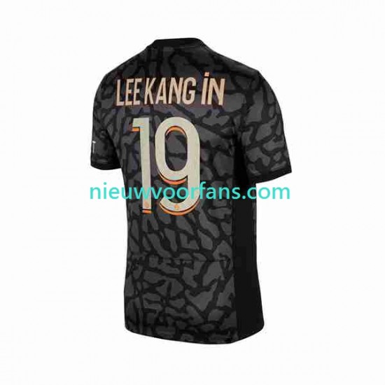 Paris Saint-Germain Heren Shirt met Bedrukking Lee Kang In 19 Derde 2023-2024 Korte Mouw