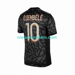 Paris Saint-Germain Heren Shirt met Bedrukking O.Dembele 10 Derde 2023-2024 Korte Mouw