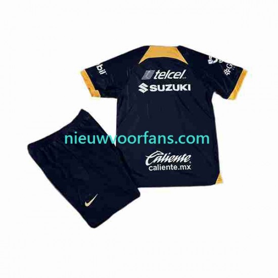 Pumas UNAM Kind Shirt met Bedrukking Uit 2023-2024 Korte Mouw