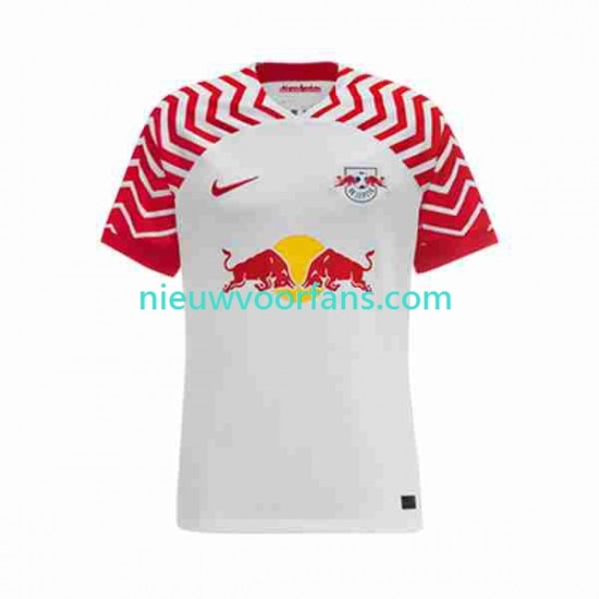 RB Leipzig Heren Shirt met Bedrukking Thuis 2023-2024 Korte Mouw
