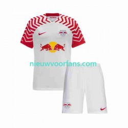 RB Leipzig Kind Shirt met Bedrukking Thuis 2023-2024 Korte Mouw