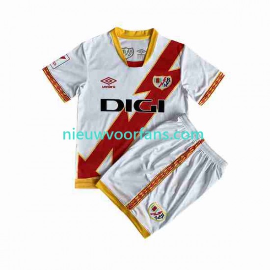 Rayo Vallecano Kind Shirt met Bedrukking Thuis 2023-2024 Korte Mouw