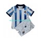 Real Sociedad Kind Shirt met Bedrukking Thuis 2023-2024 Korte Mouw