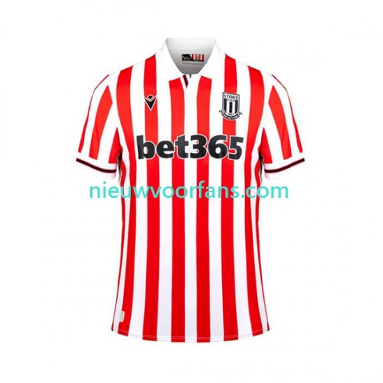 Stoke City Heren Shirt met Bedrukking Thuis 2023-2024 Korte Mouw