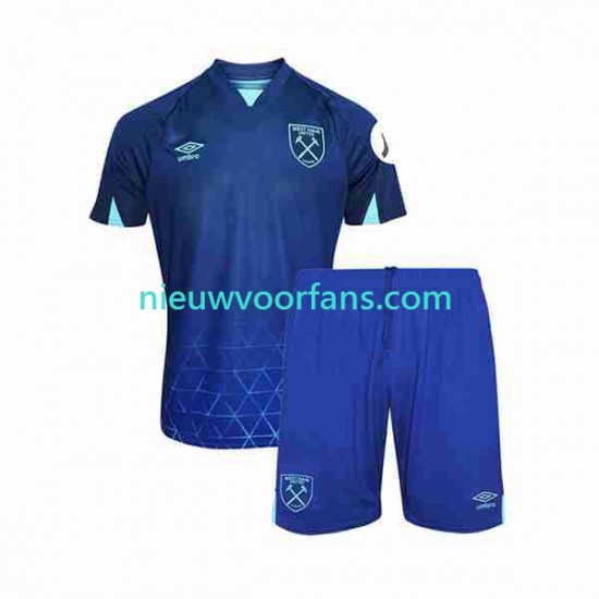 West Ham United Kind Shirt met Bedrukking Derde 2023-2024 Korte Mouw