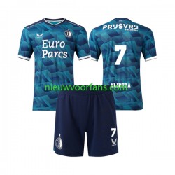 Feyenoord Rotterdam Kind Shirt met Bedrukking Alireza Jahanbakhsh 7 Uit 2023-2024 Korte Mouw