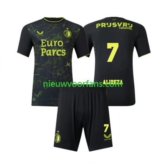 Feyenoord Rotterdam Kind Shirt met Bedrukking Alireza Jahanbakhsh 7 Vierde 2023-2024 Korte Mouw