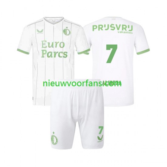 Feyenoord Rotterdam Kind Shirt met Bedrukking Alireza Jahanbakhsh 7 Derde 2023-2024 Korte Mouw