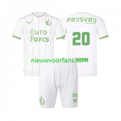 Feyenoord Rotterdam Kind Shirt met Bedrukking Mats Wieffer 20 Derde 2023-2024 Korte Mouw