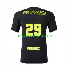 Feyenoord Rotterdam Heren Shirt met Bedrukking Santiago Gimenez 29 Vierde 2023-2024 Korte Mouw