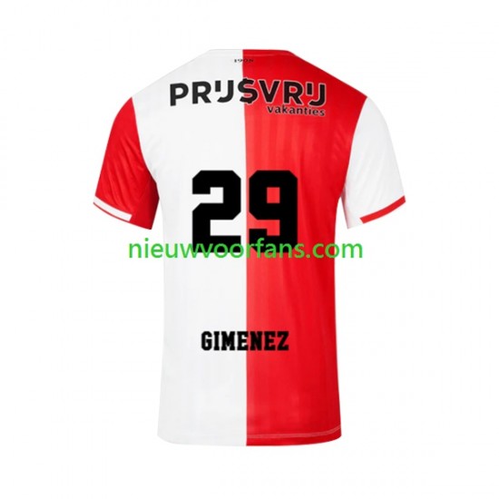 Feyenoord Rotterdam Heren Shirt met Bedrukking Santiago Gimenez 29 Thuis 2023-2024 Korte Mouw