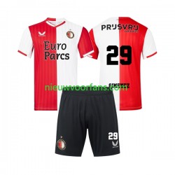 Feyenoord Rotterdam Kind Shirt met Bedrukking Santiago Gimenez 29 Thuis 2023-2024 Korte Mouw