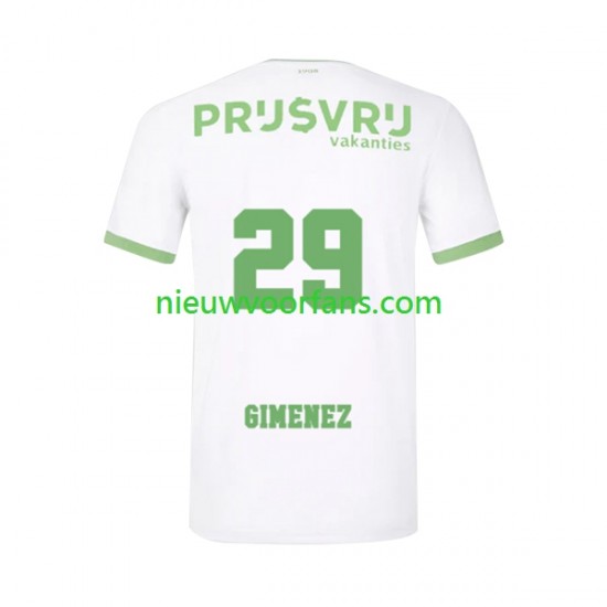 Feyenoord Rotterdam Heren Shirt met Bedrukking Santiago Gimenez 29 Derde 2023-2024 Korte Mouw
