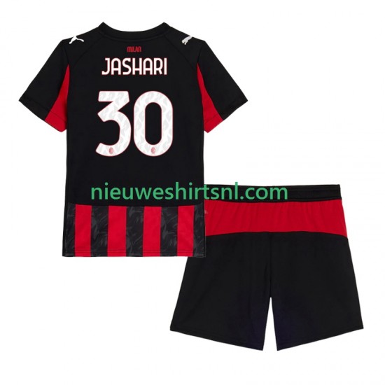 AC Milan Kind Shirt met Bedrukking Ardon Jashari 30 Thuis 2025-2026 Korte Mouw