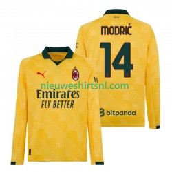 AC Milan Heren Shirt met Bedrukking Modrić Luca 14 Derde 2025-2026 Lange Mouw