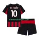 AC Milan Kind Shirt met Bedrukking Rafael Leao 10 Thuis 2025-2026 Korte Mouw
