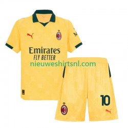 AC Milan Kind Shirt met Bedrukking Rafael Leao 10 Derde 2025-2026 Korte Mouw