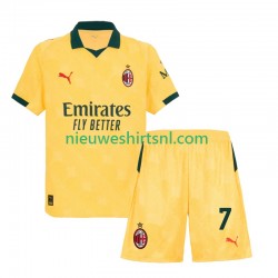 AC Milan Kind Shirt met Bedrukking Santiago Gimenez 7 Derde 2025-2026 Korte Mouw
