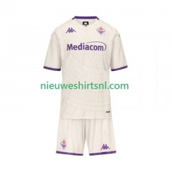 Fiorentina Kind Shirt met Bedrukking Uit 2025-2026 Korte Mouw