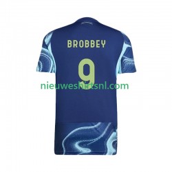 AFC Ajax Heren Shirt met Bedrukking Brian Brobbey 9 Uit 2025-2026 Korte Mouw