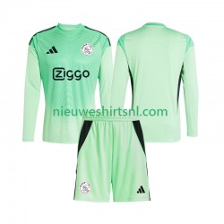AFC Ajax Kind Shirt met Bedrukking Doelman Thuis 2025-2026 Lange Mouw