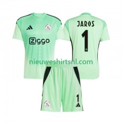 AFC Ajax Kind Shirt met Bedrukking Doelman Vitezslav Jaros 1 Thuis 2025-2026 Korte Mouw