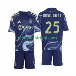 AFC Ajax Kind Shirt met Bedrukking Wout Weghorst 25 Uit 2025-2026 Korte Mouw