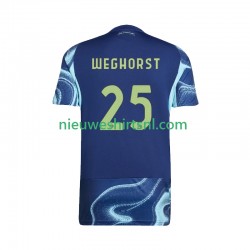 AFC Ajax Heren Shirt met Bedrukking Wout Weghorst 25 Uit 2025-2026 Korte Mouw