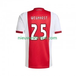 AFC Ajax Heren Shirt met Bedrukking Wout Weghorst 25 Thuis 2025-2026 Korte Mouw