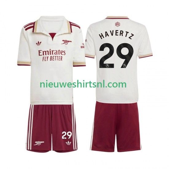 Arsenal Kind Shirt met Bedrukking Kai Havertz 29 Derde 2025-2026 Korte Mouw