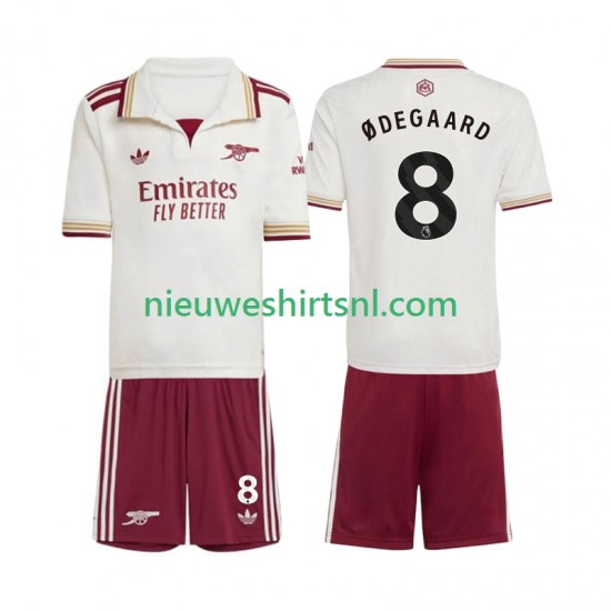 Arsenal Kind Shirt met Bedrukking Martin Odegaard 8 Derde 2025-2026 Korte Mouw