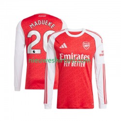 Arsenal Heren Shirt met Bedrukking Noni Madueke 20 Thuis 2025-2026 Lange Mouw