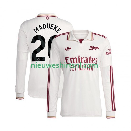 Arsenal Heren Shirt met Bedrukking Noni Madueke 20 Derde 2025-2026 Lange Mouw