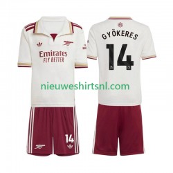 Arsenal Kind Shirt met Bedrukking Viktor Gyokeres 14 Derde 2025-2026 Korte Mouw