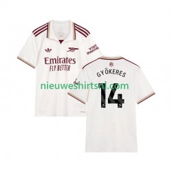 Arsenal Heren Shirt met Bedrukking Viktor Gyokeres 14 Derde 2025-2026 Korte Mouw