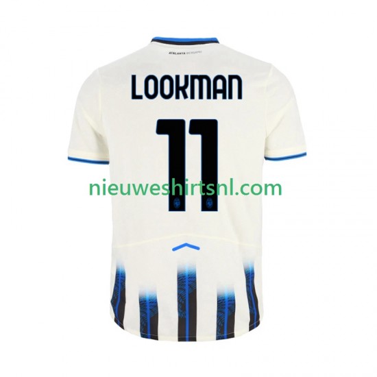 Atalanta Heren Shirt met Bedrukking Ademola Lookman 11 Uit 2025-2026 Korte Mouw